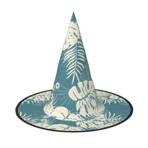 YHBLYKXP Luxuriöser süßer Hexenhut mit Blättern, verstellbar, mit faltbarer Krempe, für Kostümpartys, Karneval, Maskenball YHBLYKXP Luxuriöser süßer Hexenhut mit Blättern, verstellbar, mit faltbarer Krempe, für Kostümpartys, Karneval, Maskenball von YHBLYKXP