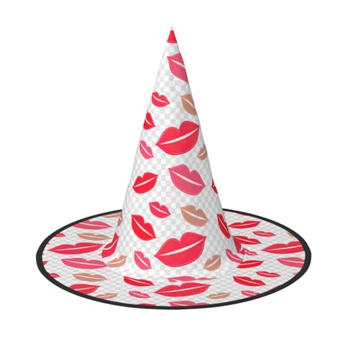 YHBLYKXP Verstellbarer Halloween-Hexenhut mit faltbarer Krempe, für Kostümparty, Karneval, Maskenball YHBLYKXP Verstellbarer Halloween-Hexenhut mit faltbarer Krempe, für Kostümparty, Karneval, Maskenball von YHBLYKXP