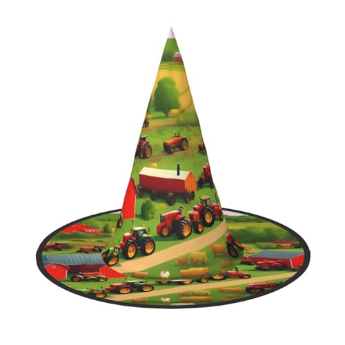 YHBLYKXP Verstellbarer Halloween-Hexenhut mit faltbarer Krempe, für Kostümparty, Karneval, Maskenball YHBLYKXP Verstellbarer Halloween-Hexenhut mit faltbarer Krempe, für Kostümparty, Karneval, Maskenball von YHBLYKXP