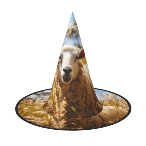 YHBLYKXP Verstellbarer Halloween-Hexenhut mit faltbarer Krempe für Kostümparty, Karneval, Maskenball YHBLYKXP Verstellbarer Halloween-Hexenhut mit faltbarer Krempe für Kostümparty, Karneval, Maskenball von YHBLYKXP