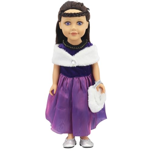 Puppenkleidung34-43 cm , Rebornpuppenkleidung, Prinzessinnenkleider, Partykleider mit Schal, Puppenkleidung für Mädchen Puppenkleidung34-43 cm , Rebornpuppenkleidung, Prinzessinnenkleider, Partykleider mit Schal, Puppenkleidung für Mädchen von YHGETSUM