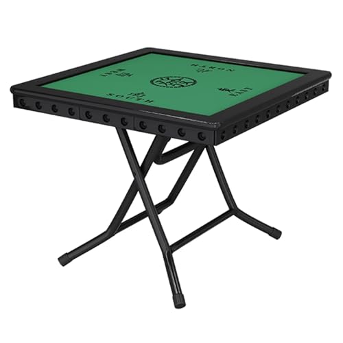 YHJLZNA Faltbarer Mahjong-Tisch,33" tragbarer Mahjong Spieltisch mit grüner Spielfläche und Schublade,Generisch Mahjong Tisch für Mahjong,Domino,Poker,Kartenspiel von YHJLZNA