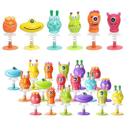 YHNMMNO 18 Stück Monster Springspielzeuge,Hüpfmonster Gastgeschenke,Partygeschenke für Kinder,Monster Party Deko,Springknete für Kinder,Spielzeug,Geburtstagsgeschenke (zufällige Farbe) von YHNMMNO