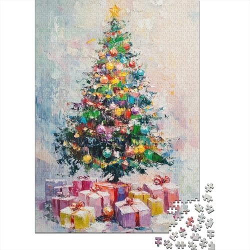 Frohes neues Jahr Puzzle „Weihnachten Cheer“ – Weihnachtspuzzles Weihnachten Für Erwachsene Und Familien 300pcs (40x28cm) von YHOPJKFRA