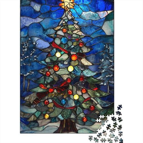 Frohes neues Jahr Puzzle „Weihnachten Cheer“ – Weihnachtspuzzles Weihnachten Für Erwachsene Und Familien 300pcs (40x28cm) von YHOPJKFRA