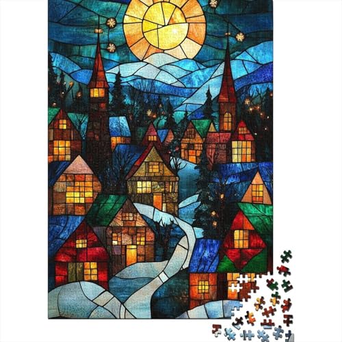 Frohes neues Jahr Puzzles Der Weihnachtsedition Weihnachten Für Erwachsene Und Kinder Ab 12 Jahren 300pcs (40x28cm) von YHOPJKFRA