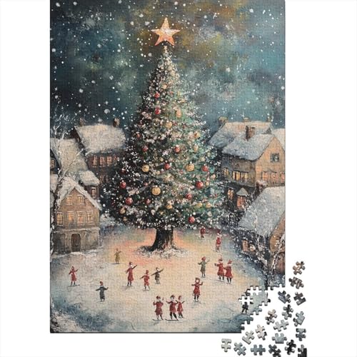 Frohes neues Jahr Puzzles Der Weihnachtsedition Weihnachten Für Erwachsene Und Kinder Ab 12 Jahren 300pcs (40x28cm) von YHOPJKFRA