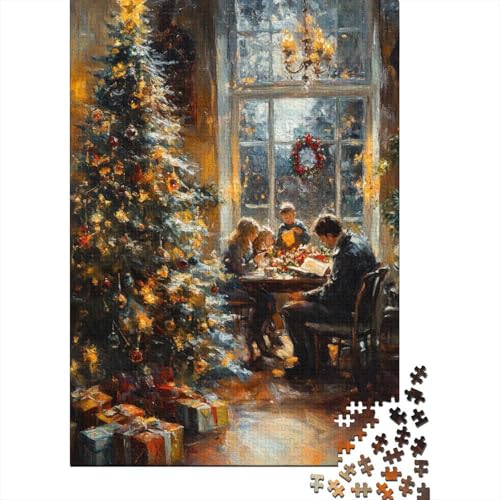 Frohes neues Jahr Puzzles Santa’s Weihnachten Weihnachten Für Erwachsene Und Kinder Ab 10 Jahren 300pcs (40x28cm) von YHOPJKFRA