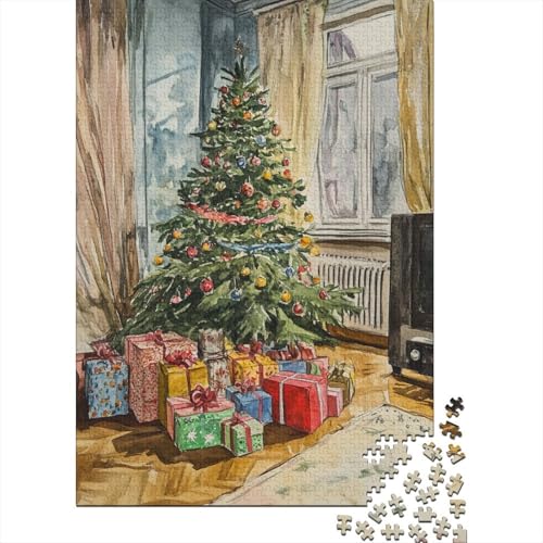 Frohes neues Jahr Puzzles Santa’s Weihnachten Weihnachten Für Erwachsene Und Kinder Ab 10 Jahren 500pcs (52x38cm) von YHOPJKFRA