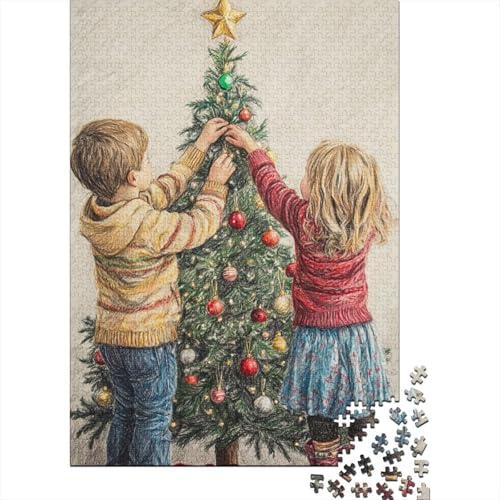 Frohes neues Jahr Puzzles Weihnachten Für Erwachsene 300pcs (40x28cm) von YHOPJKFRA