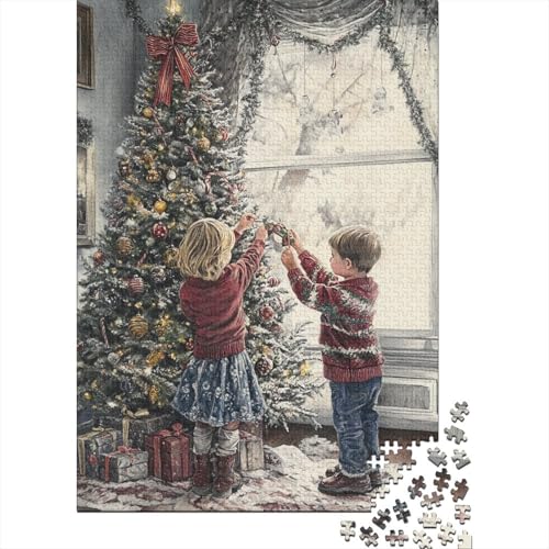 Frohes neues Jahr Puzzles Weihnachten Für Erwachsene 300pcs (40x28cm) von YHOPJKFRA