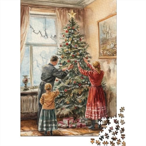 Frohes neues Jahr Puzzles Weihnachten Für Erwachsene 500pcs (52x38cm) von YHOPJKFRA