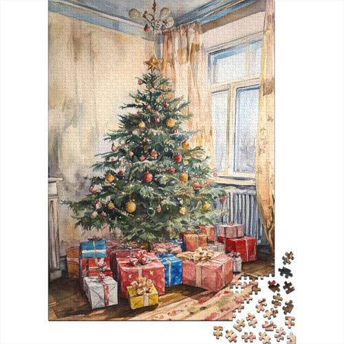 Frohes neues Jahr Puzzlespiel Weihnachten Für Erwachsene Und Kinder 300pcs (40x28cm) von YHOPJKFRA