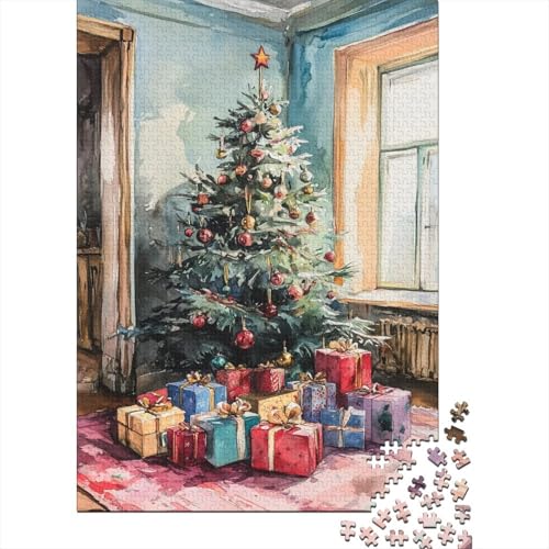 Frohes neues Jahr Puzzlespiel Weihnachten Für Erwachsene Und Kinder 300pcs (40x28cm) von YHOPJKFRA