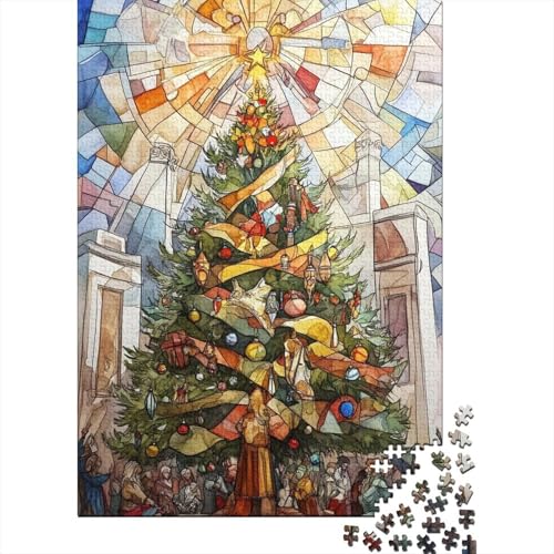 Frohes neues Jahr Puzzlespiel Weihnachten Für Erwachsene Und Kinder 500pcs (52x38cm) von YHOPJKFRA