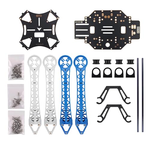 YIAGXIVG Four Aircraft S500 Rack SK500 4-Achsen Quadcopter Boom Arm DIY Assembly Set For F450 Upgraded Version Blue White Landing Gear von YIAGXIVG