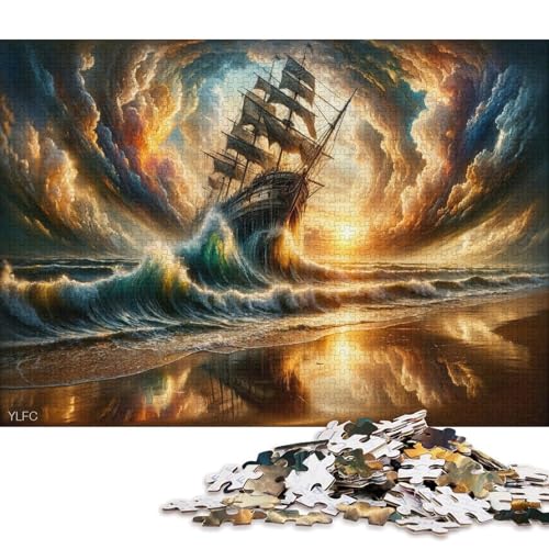 1000 Teile Puzzle Gotischer Stil Für Erwachsene Christmas Family Activity Intellectual Educational von YIGEBAG