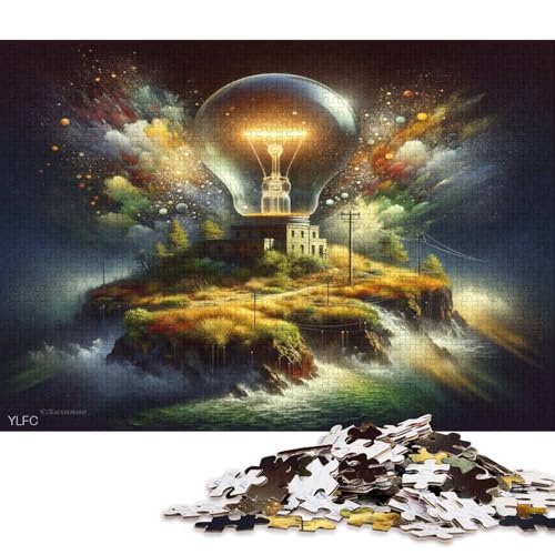 1000-teilige Puzzles Für Erwachsene Gotischer Stil Anspruchsvolles Spiel Christmas Family Activity Unmögliche Herausforderungen Für Erwachsene von YIGEBAG