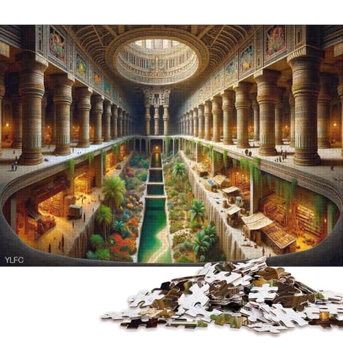 1000-teiliges Puzzlespiel Gotischer Stil Für Erwachsene Christmas Langlebig Lernspiele Herausforderungsstufe: Schwer von YIGEBAG