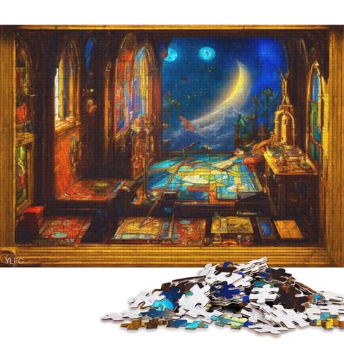 300 Teile Puzzle Gotischer Stil Für Erwachsene Christmas Family Activity Intellectual Educational von YIGEBAG