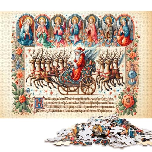 500 Teile Puzzle Gotischer Stil Für Erwachsene Christmas Langlebig Herausforderungsstufe: Schwer von YIGEBAG