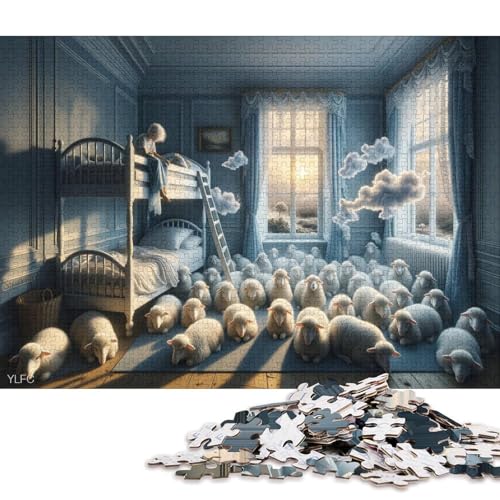 Gotischer Stil 1000-teiliges Puzzlespiel Für Erwachsene Christmas Puzzles Lernspiele, Schwierigkeitsgrad: Schwer von YIGEBAG