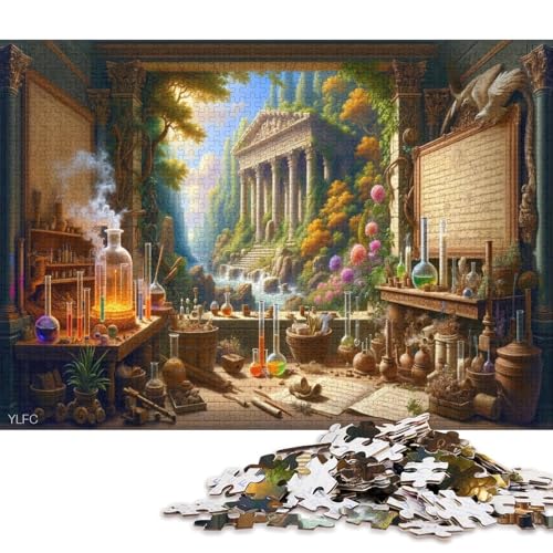 Gotischer Stil 1000-teiliges Puzzlespiel Für Erwachsene Christmas Puzzles Lernspiele, Schwierigkeitsgrad: Schwer von YIGEBAG