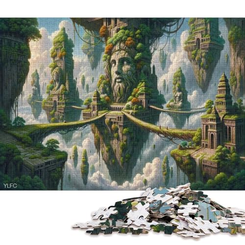 Gotischer Stil 500-teiliges Puzzle Für Erwachsene Christmas Puzzle Anspruchsvolles Spiel, Schwierigkeitsgrad: Schwer von YIGEBAG