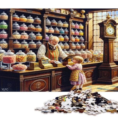 Gotischer Stil Puzzles Für Erwachsene 1000 Teile – Puzzles Für Erwachsene – Anspruchsvolles Spiel – Christmas, Unmögliche Herausforderungen von YIGEBAG