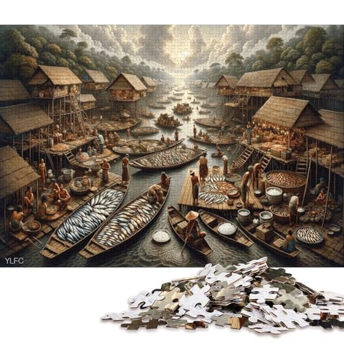 Gotischer Stil Puzzles Für Erwachsene 300 Teile – Puzzles Für Erwachsene – Anspruchsvolles Spiel – Christmas, Unmögliche Herausforderungen von YIGEBAG