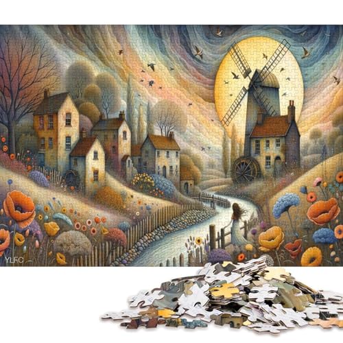 Gotischer Stil Puzzles Mit 300 Teilen Für Erwachsene Christmas Lernspiele Für Erwachsene, Herausforderndes Spiel von YIGEBAG