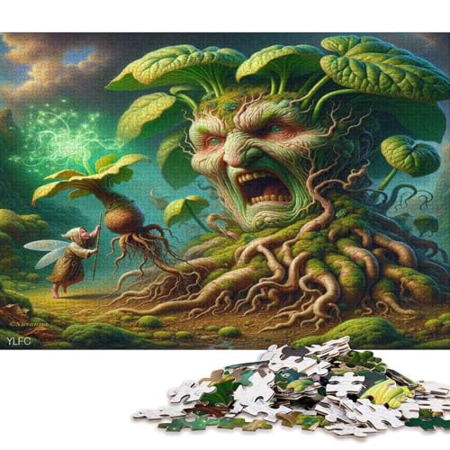 Gotischer Stil Puzzlespiel 1000 Teile Für Erwachsene Christmas Anspruchsvolles Spiel Für Erwachsene, Schwierigkeitsgrad: Schwer von YIGEBAG