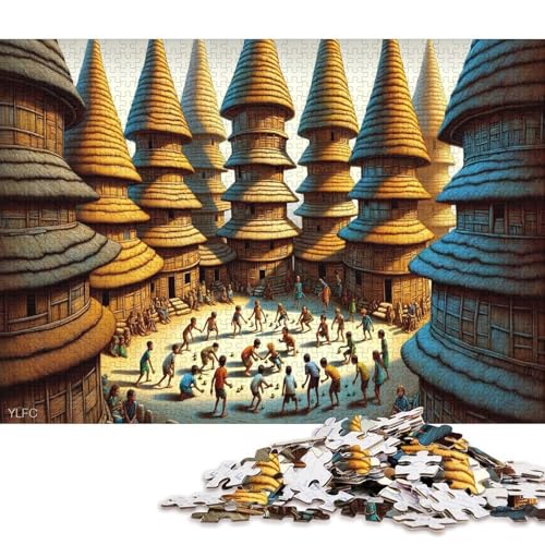 Magisches Gemüse Puzzles Für Erwachsene 500 Teile – Puzzles Für Erwachsene – Anspruchsvolles Spiel – Christmas, Unmögliche Herausforderungen von YIGEBAG