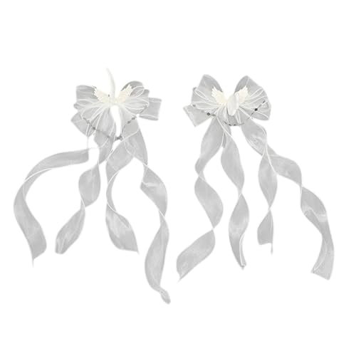 YIGZYCN Angelic Wing Bowknot Haarspange für Erwachsene Cosplay Party Pferdeschwanz Haarspange Maskeraden Haarnadel Rollenspiel Kostüm Kopfschmuck von YIGZYCN