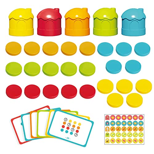 YIGZYCN Kind Regenbogen Passende Spiel Kognition Regenbogen Farbe Sortieren Feinmotorik Training Sinnes Bildung Puzzle Spielzeug Geschenk von YIGZYCN