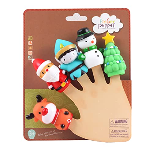 YIGZYCN Weihnachten Fingerpuppen Kinder Partyfiguren Fingerhaube Partygeschenke Für Kinder von YIGZYCN