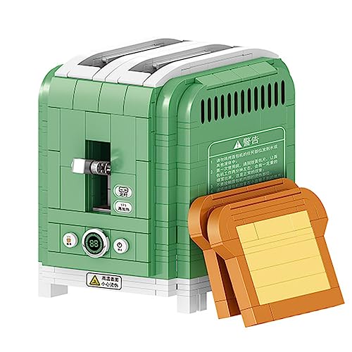 YILETKC Brotbackautomat Modell Bausteine, 456 Teile Brotbackautomat Maschine Küche Sammlerstück Bausteine Bausatz, MOC Konstruktion Spielzeug Modell, Geschenk für Kinder und Erwachsene von YILETKC