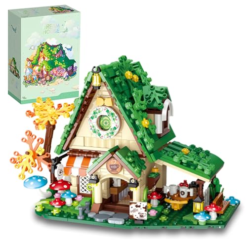 YILETKC Kaffeehaus Bausteine, 546 Teile Cafe Haus Street View Modular Architektur Spielzeug, MOC Klemmbausteine Haus Modell Bausatz, Geschenk für Kinder und Erwachsene von YILETKC