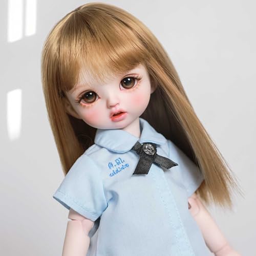 BJD Doll 1/6 BJD Puppen DIY Handgemacht SD Puppen Gelenkig Mädchen Spielzeug mit Voller Satz Kleidung Schuhe Perücke Make-Up für Geburtstage Weihnachten von YIMBFCA