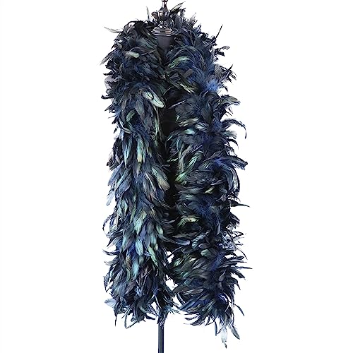 2meters Chicken Boa Feathers for Craft Dress Decoration Accesories Carnival Festival Für Nähen(02) von YIMEIYA