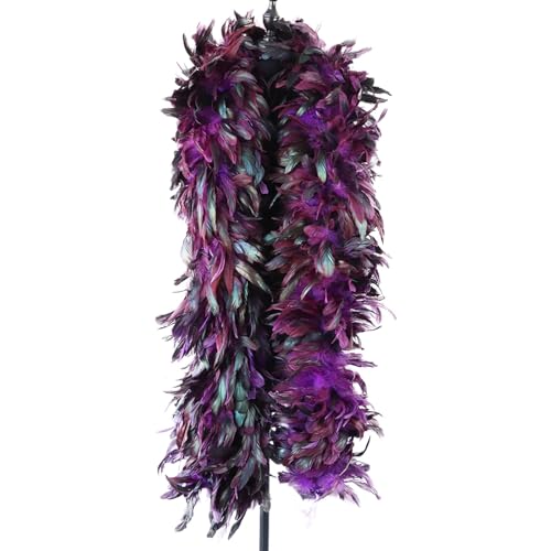 2meters Chicken Boa Feathers for Craft Dress Decoration Accesories Carnival Festival Für Nähen(07) von YIMEIYA