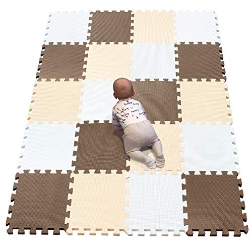 YIMINYUER® 20 Teilige (30cm×30cm×1cm Einzelstück), Puzzlematten Baby, Puzzlematte Spielmatte, Babys Puzzle Matten, Kinder Spielmatten R01R06R10G301020 von YIMINYUER