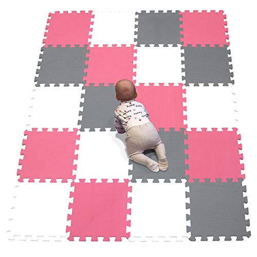 YIMINYUER® 20 Teilige (30cm×30cm×1cm Einzelstück), Puzzlematten Baby, Puzzlematte Spielmatte, Babys Puzzle Matten, Kinder Spielmatten R01R09R12G301020 von YIMINYUER