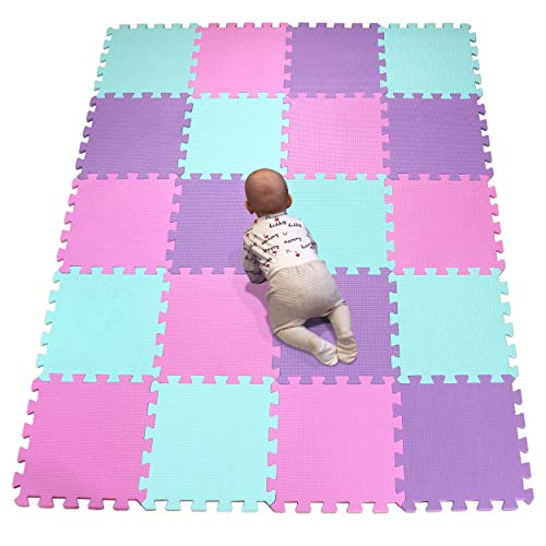 YIMINYUER® 20 Teilige (30cm×30cm×1cm Einzelstück), Puzzlematten Baby, Puzzlematte Spielmatte, Babys Puzzle Matten, Kinder Spielmatten R03R08R11G301020 von YIMINYUER