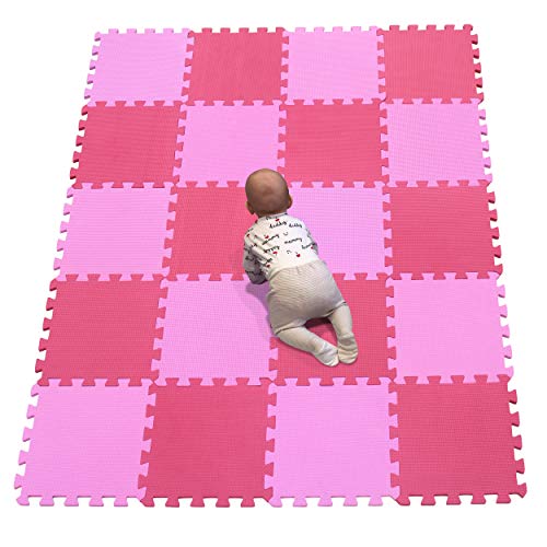 YIMINYUER® 20 Teilige (30cm×30cm×1cm Einzelstück), Puzzlematten Baby, Puzzlematte Spielmatte, Babys Puzzle Matten, Kinder Spielmatten R03R09G301020 von YIMINYUER