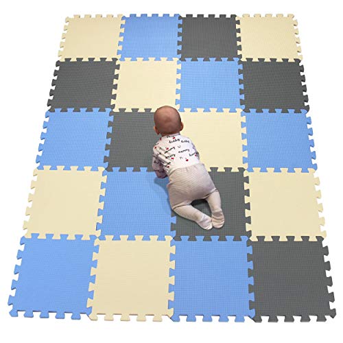 YIMINYUER® 20 Teilige (30cm×30cm×1cm Einzelstück), Puzzlematten Baby, Puzzlematte Spielmatte, Babys Puzzle Matten, Kinder Spielmatten R07R10R12G301020 von YIMINYUER