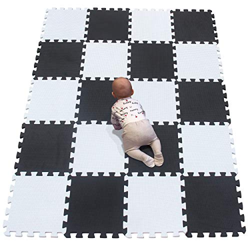 YIMINYUER® 20 Teilige (30cm×30cm×1cm Einzelstück), Puzzlematten Baby, Puzzlematte Spielmatte, Babys Puzzle Matten, Kinder Spielmatten R01R04G301020 von YIMINYUER