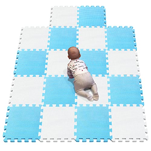 YIMINYUER® 18 Teilige (30cm×30cm×1cm Einzelstück), Puzzlematten Baby, Puzzlematte Spielmatte, Babys Puzzle Matten, Kinder Spielmatten R01R07G301018 von YIMINYUER