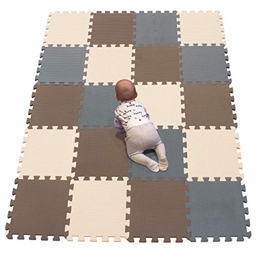 YIMINYUER® 20 Teilige (30cm×30cm×1cm Einzelstück), Puzzlematten Baby, Puzzlematte Spielmatte, Babys Puzzle Matten, Kinder Spielmatten R06R10R12G301020 von YIMINYUER