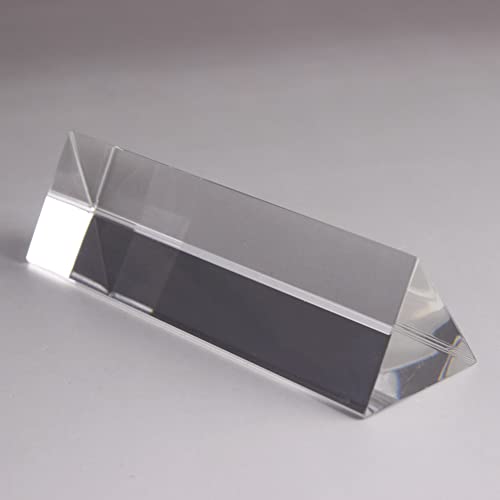 YINGDLEB 25x25x80mm Triangular Prism Studenten liefert legiert optisches Prisma for Fotografie Kinder Kinderwissenschaftlichen Lernwerkzeug von YINGDLEB